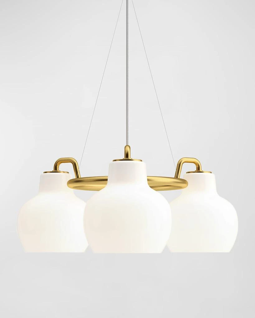 Louis Poulsen VL Ring Crown 3-Light Chandelier, 9" 1