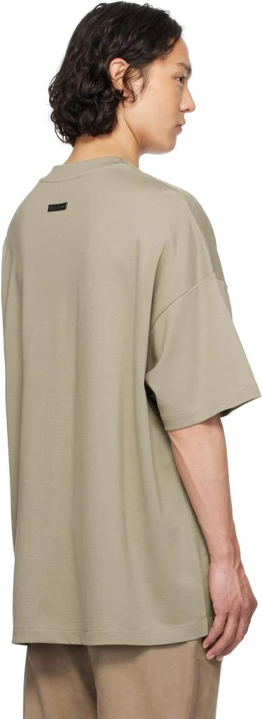 Fear of god Taupe Milano Short Sleeve T-shirt 3