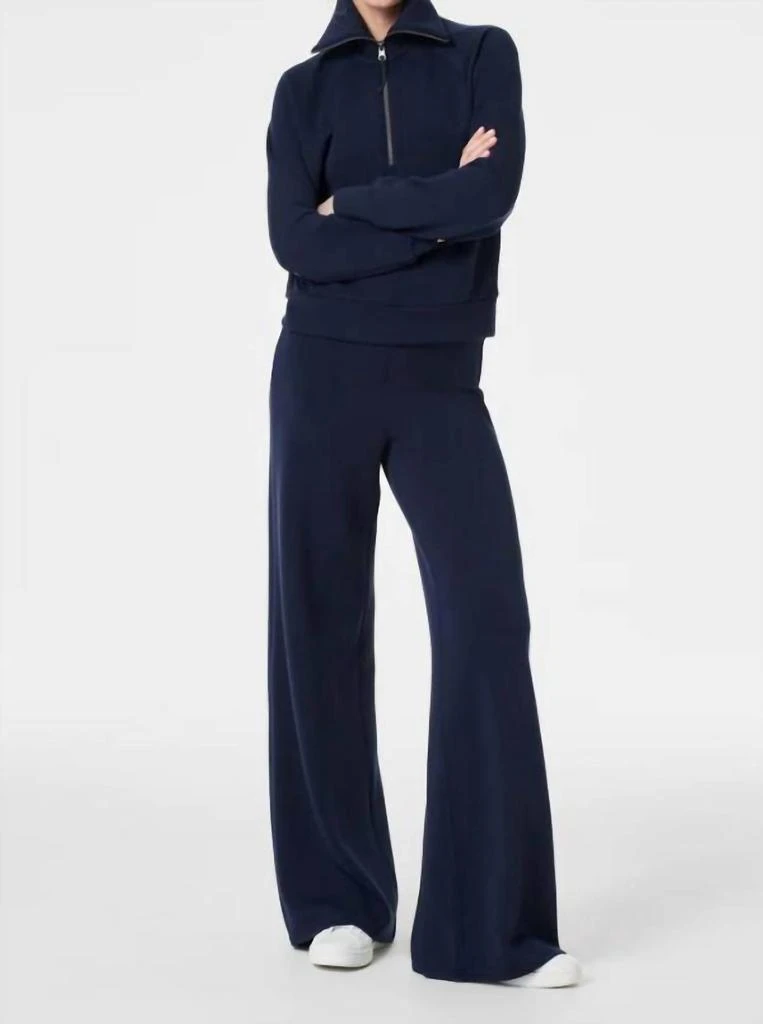 SPANX Airessentials Wide Leg Pants In Timeless Navy 1