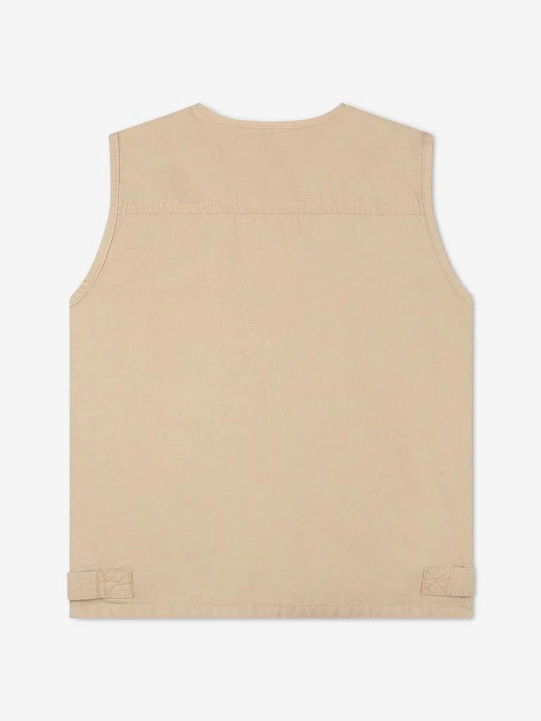 Timberland Timberland Boys Multipocket Gilet in Beige 3