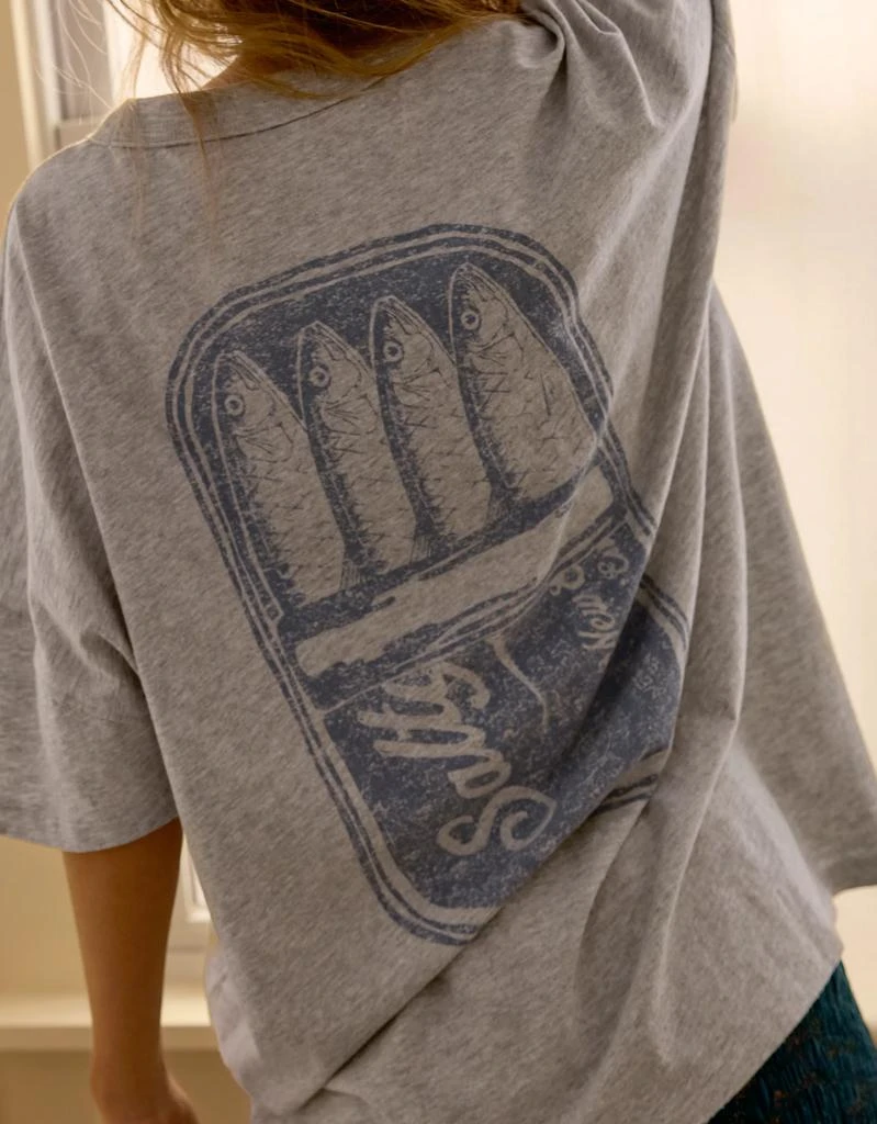 Aerie Aerie Oversized Crew Boyfriend T-Shirt 1