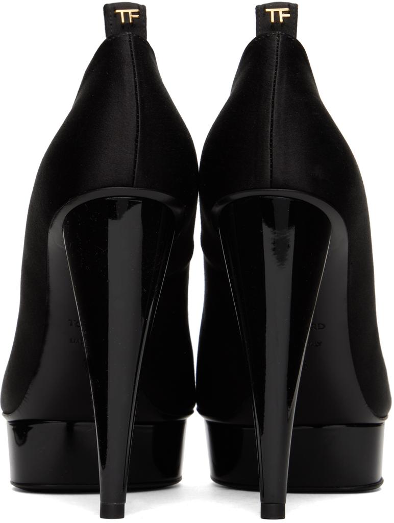 TOM FORD Black Satin Heels