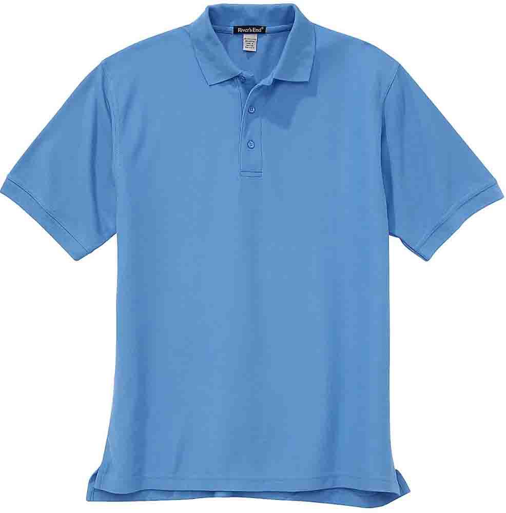 River's End EZCare Sport Short Sleeve Polo Shirt