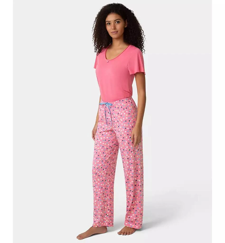 Hue Women
s Chalk Dot Printed Mid-Rise Pants 3