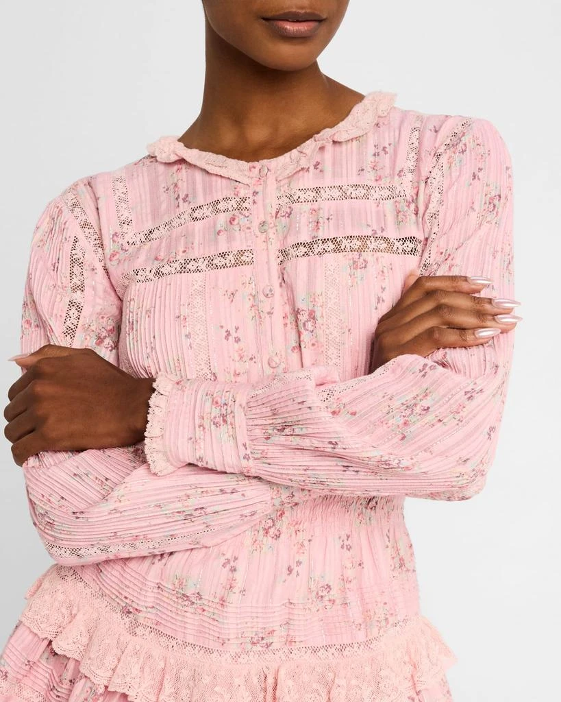 LOVESHACKFANCY Quinty Mini Dress 5