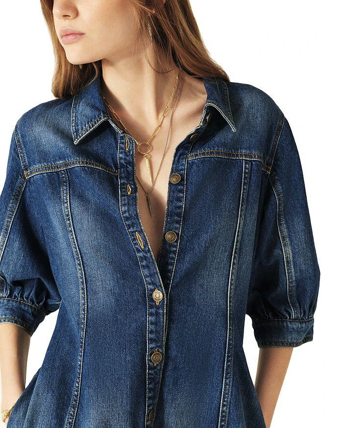 ba&sh Barb Denim Dress 3