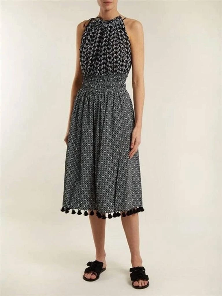 chinese dress ladies Santiago Cut-Out Ruffle Maxi Dress Blush