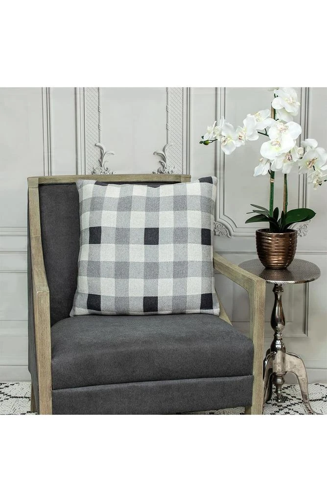 Parkland Graham Transitional Grey Throw Pillow 1