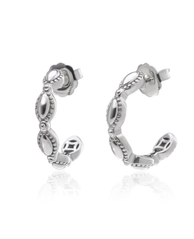 Charles Krypell Charles Krypell Firefly Sterling Silver and 14K White Gold Women's Earrings 1-6964-FFS 3