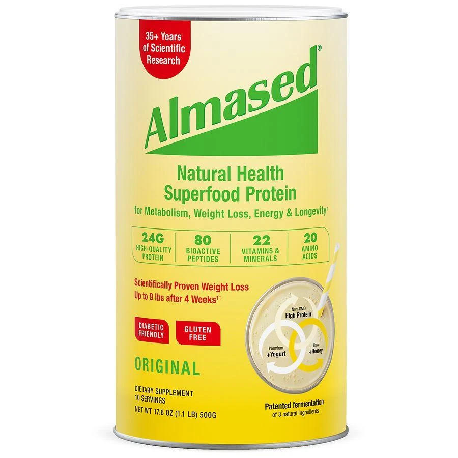 Almased Natural Health & Weight Loss Meal Replacement Protein Shake Original