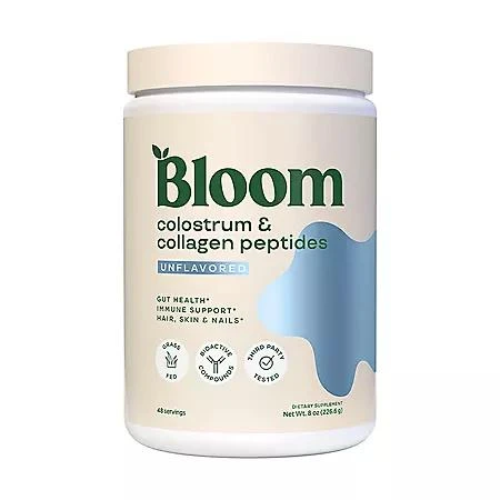 Bloom Nutrition Bloom Nutrition Colostrum & Collagen Peptides, 0.64 lbs. 1