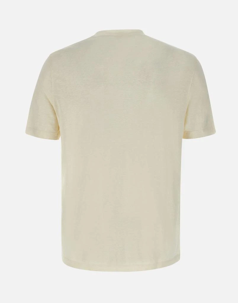 FILIPPO DE LAURENTIIS Linen stretch t-shirt 3