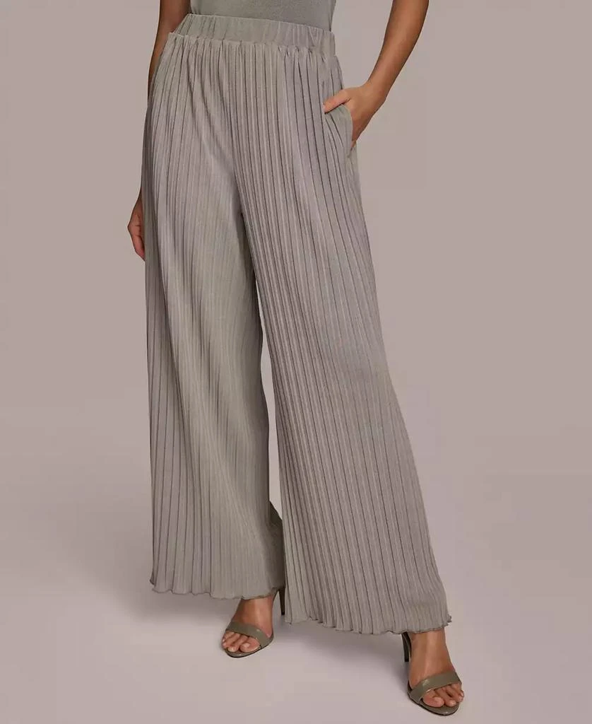 Donna Karan Donna Karan Women's Pleated Wide-Leg Pants 1