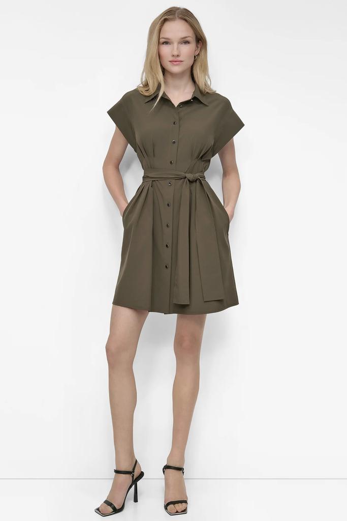 DKNY SHORT SLEEVE SHIRT DRESS