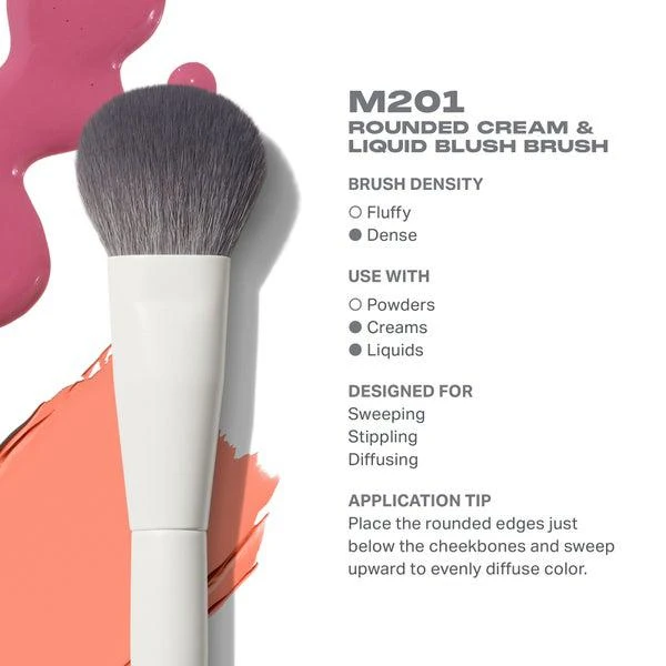 Morphe Morphe M201 Rounded Cream and Liquid Blush Brush 3