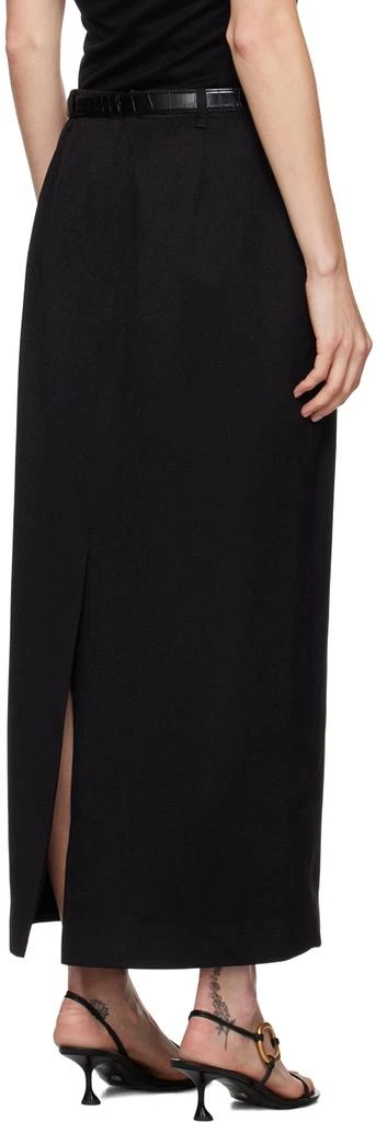 LE17SEPTEMBRE Black Belted Maxi Skirt 3