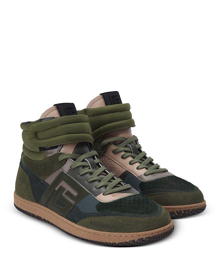 Balmain B-Dr4g0n Sneakers - Synthetic Leather - Beige
