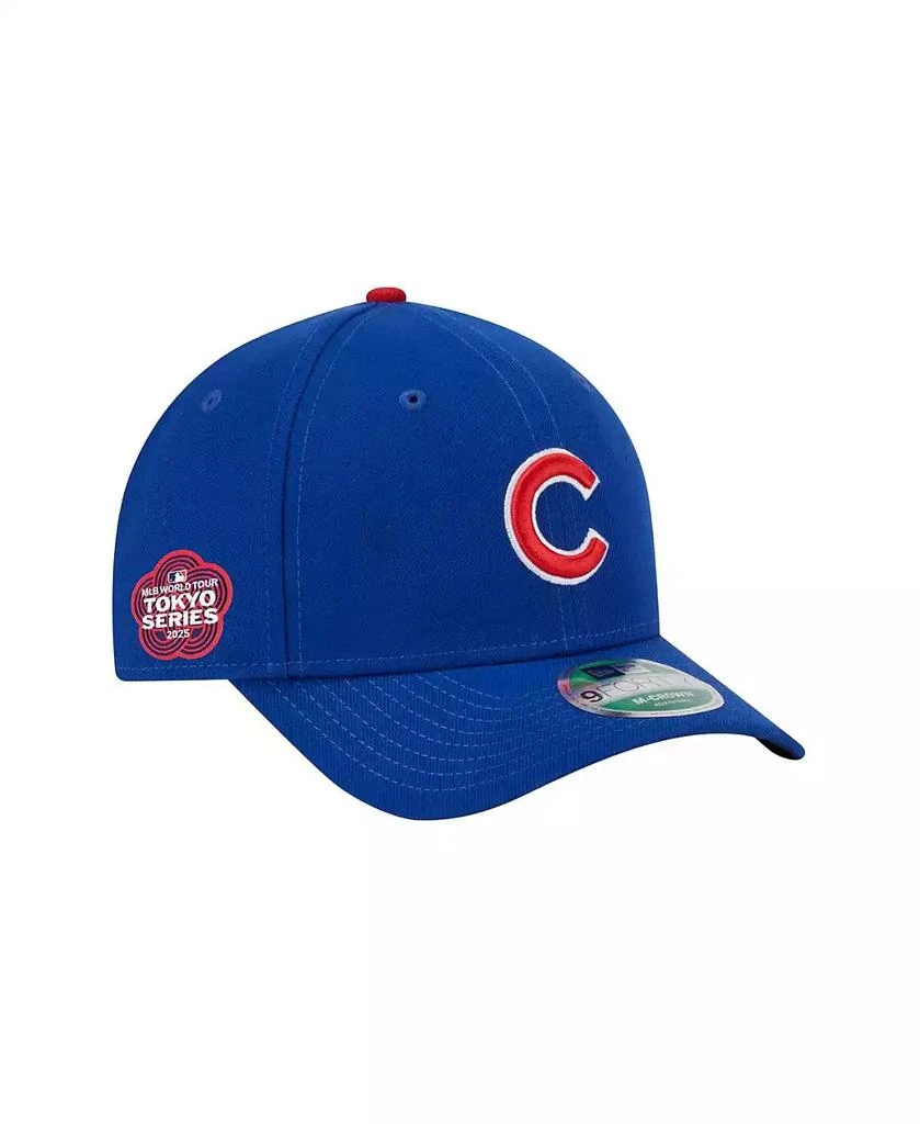 New Era Men's Royal Chicago Cubs 2025 MLB World Tour: Tokyo Series Side Patch 9FORTY Mid Crown Adjustable Hat 1