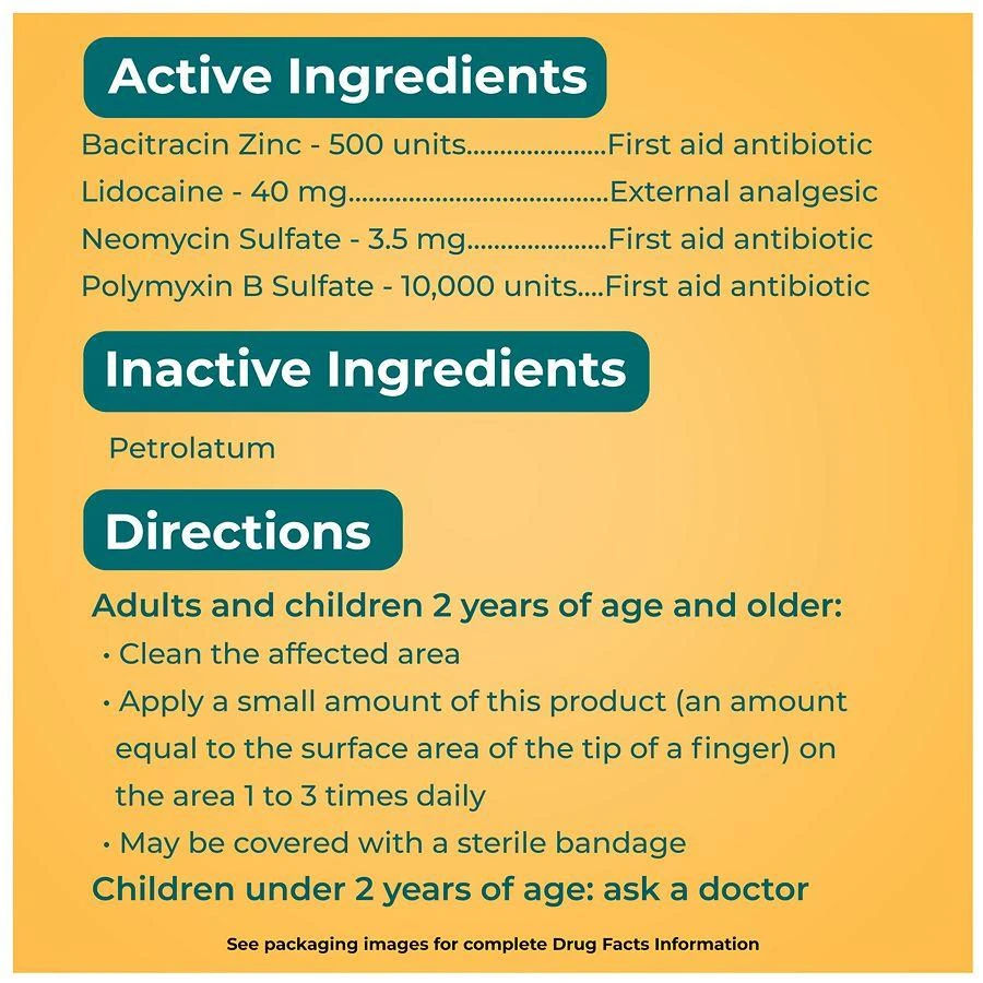 Neosporin Lidocaine Pain Relieving Antibiotic Ointment 5