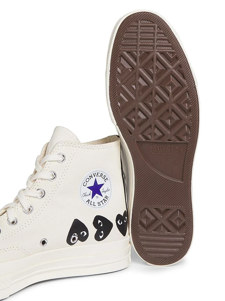 Comme des Garcons CdG PLAY x Converse Men's Chuck Taylor All Star Multi-Heart High-Top Sneakers 6