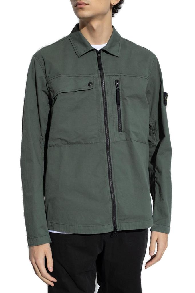 Stone Island Stone Island Zip-Up Collared Jacket