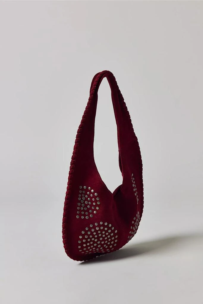 Silence + Noise Silence + Noise Ivy Studded Suede Hobo Bag 3