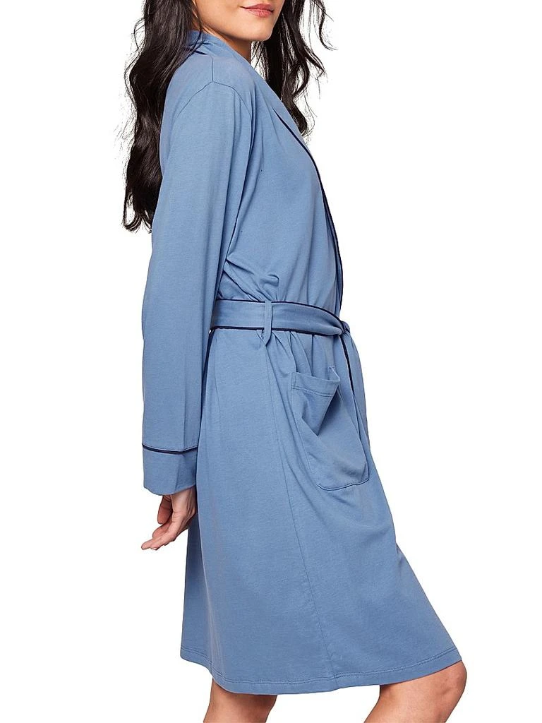 Petite Plume Pima Cotton Tie-Waist Robe 3