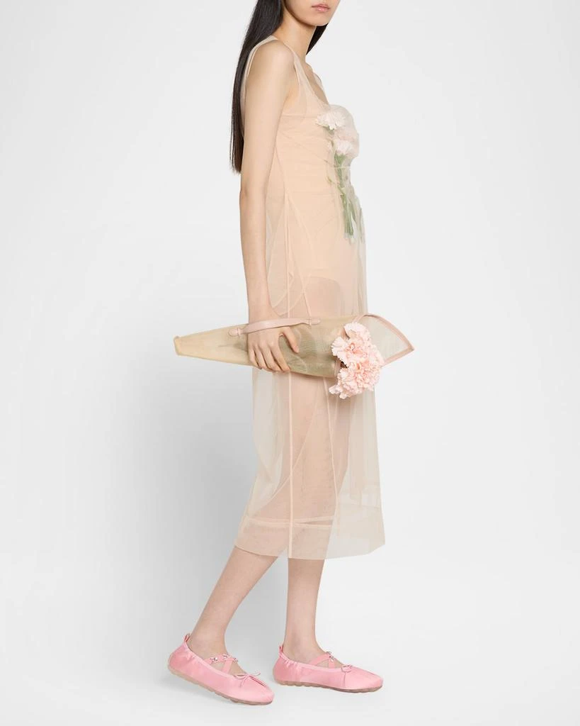 Simone Rocha XL Stuffed Carnation Bouquet Clutch Bag 6