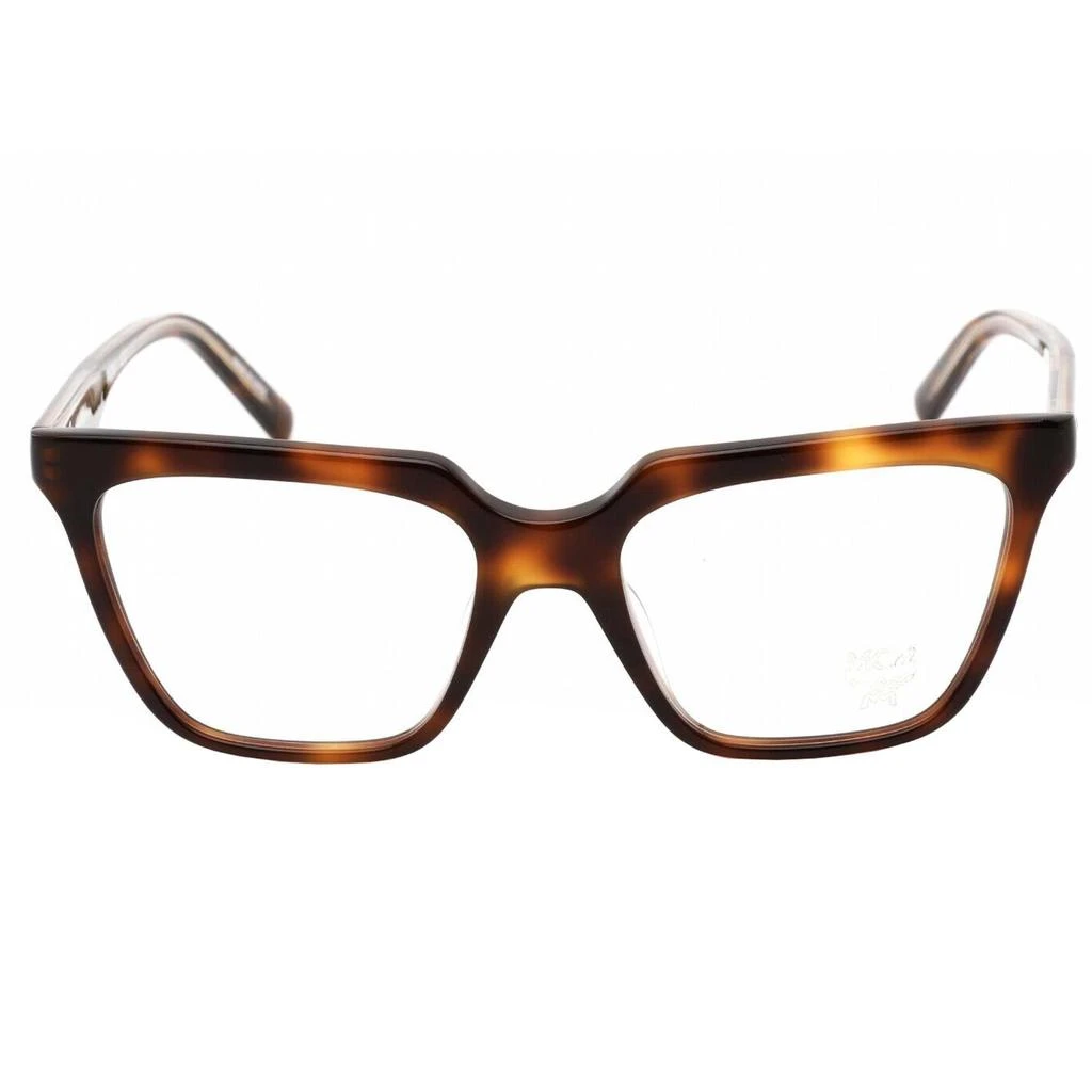 MCM MCM Women's Eyeglasses - Havana Square Full-Rim Zyl Frame Clear Lens | MCM2716 214 2