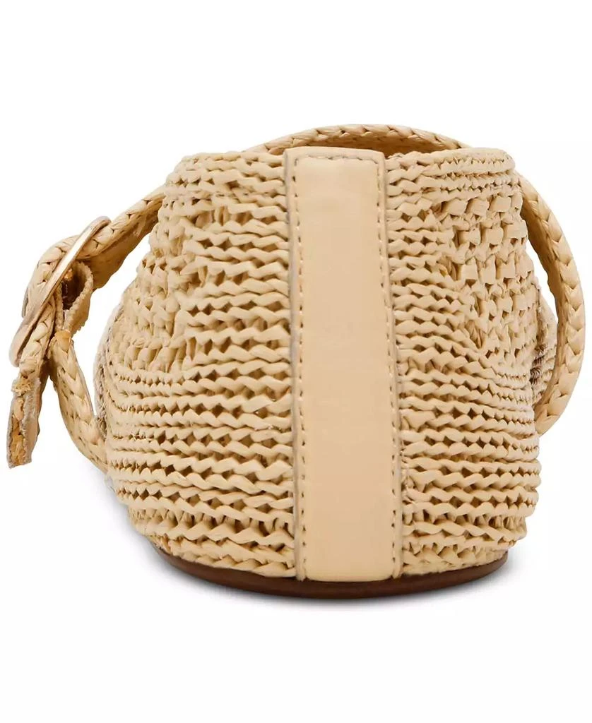 Steve Madden Women's Alara Raffia Mary Jane Flats 3
