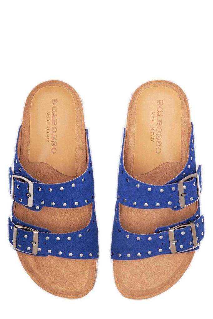 Scarosso Scarosso Delilah Stud-Embellished Slip-On Sandals