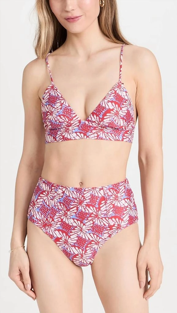 XIRENA Serena Bikini Bottom In Ruby Petal 3