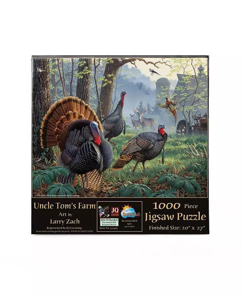 SunsOut Uncle Tom's Farm 1000 piece Jigsaw Puzzle for Adults ...