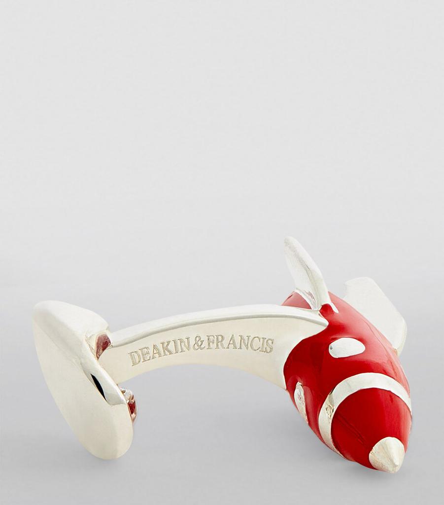 Deakin & Francis Sterling Silver Rocket Cufflinks