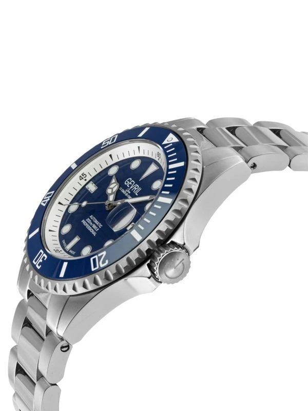 Gevril Wall Street 43MM Stainless Steel Bracelet Watch 3