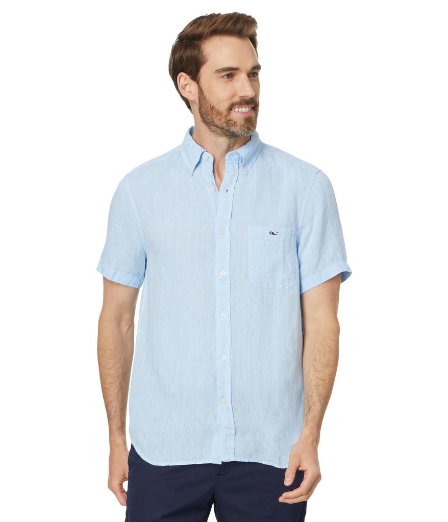 Vineyard Vines Button Down Short Sleeve Linen