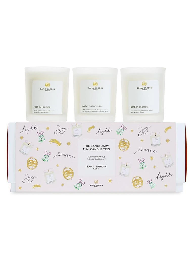 Sana Jardin The Sanctuary Mini 3-Piece Candle Set 1