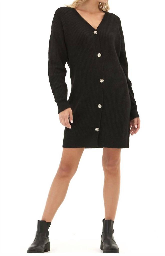 Threads for Thought Threads 4 Thought - Lilianna Cozy Rib Cardigan Sweater Dress