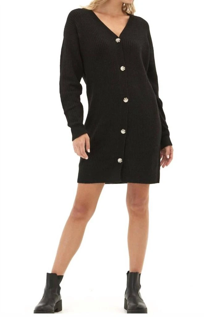 Threads for Thought Threads 4 Thought - Lilianna Cozy Rib Cardigan Sweater Dress 2