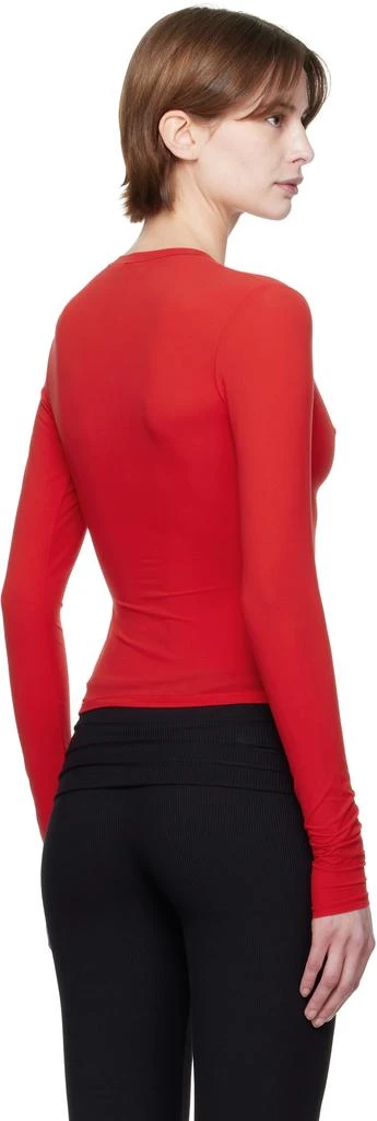 SKIMS Red Fits Everybody Long Sleeve T-shirt 3