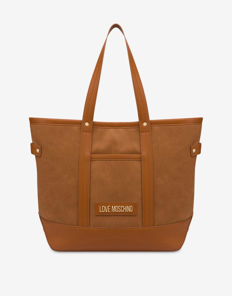 Love Moschino Shopper With Studs And Logo