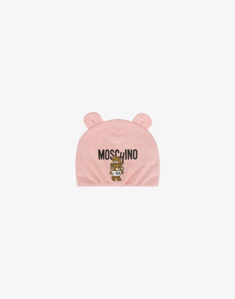 Moschino Teddy Logo Sweatshirt Hat 1
