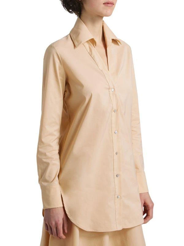 Chiara Boni Atena Cotton-Blend Button-Front Shirt 3