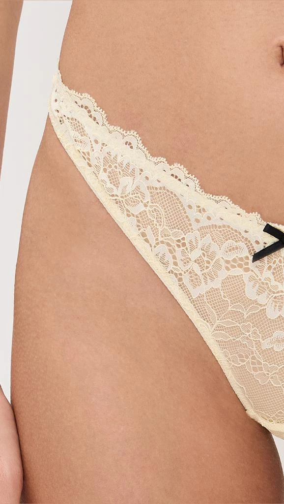 Fleur du Mal Bianca Lace Thong 4
