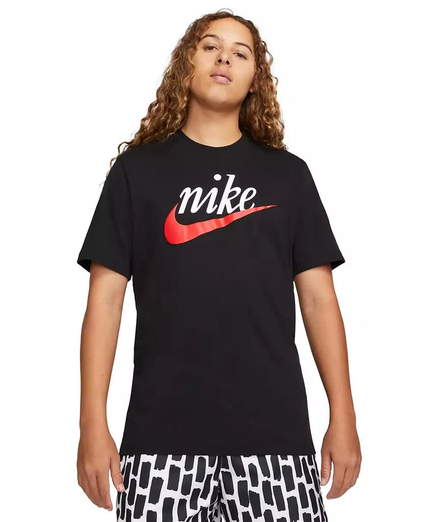 NIKE Sportswear Men's Heritage Script Logo Short-Sleeve Crewneck T-Shirt 1