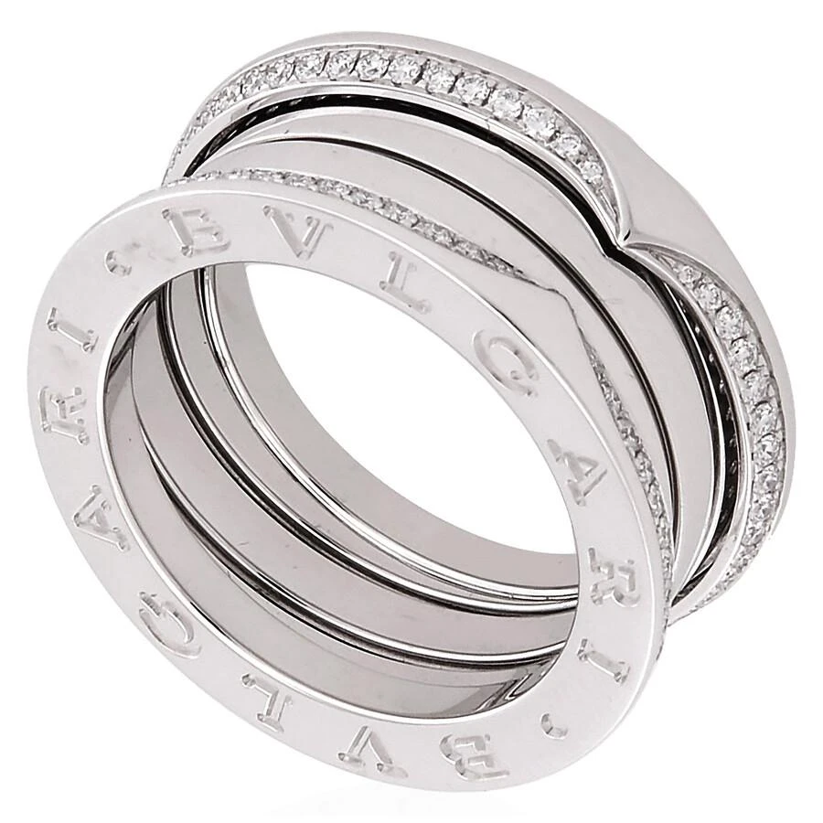 BVLGARI B.zero1 18 kt White Gold Three-Band Ring