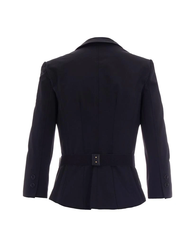 ELISABETTA FRANCHI Black Bi-Stretch Technical Jacket