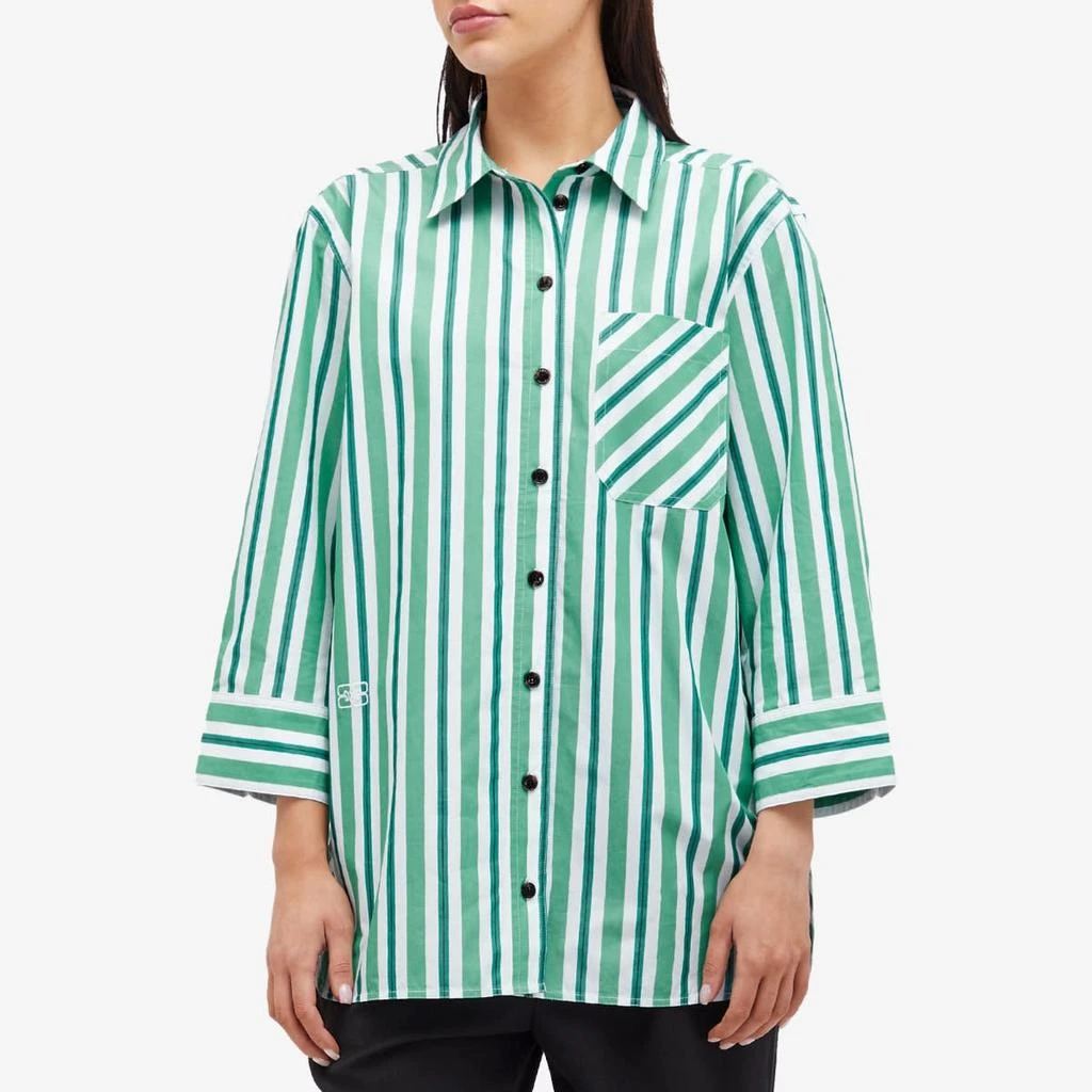 Ganni Ganni Stripe Cotton Shirt 2