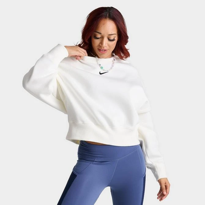 NIKE Women's Nike Sportswear Phoenix Fleece Oversized Crewneck Sweatshirt 3