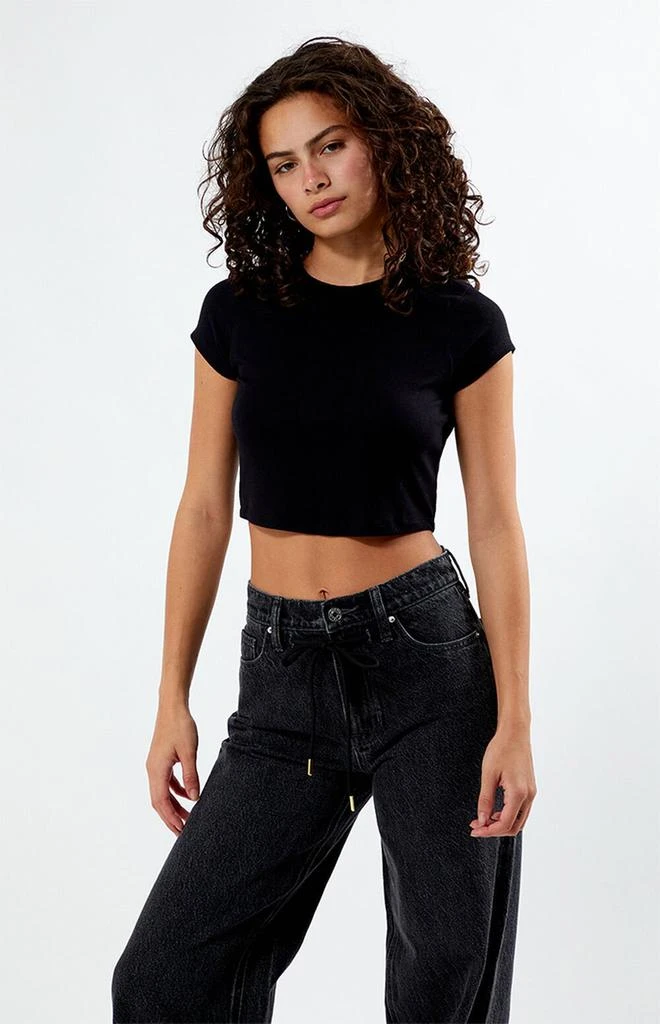 PS Basics by Pacsun Queen Cropped T-Shirt 1
